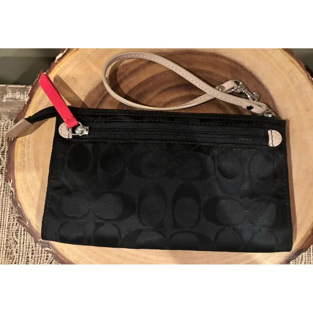 Coach black signature